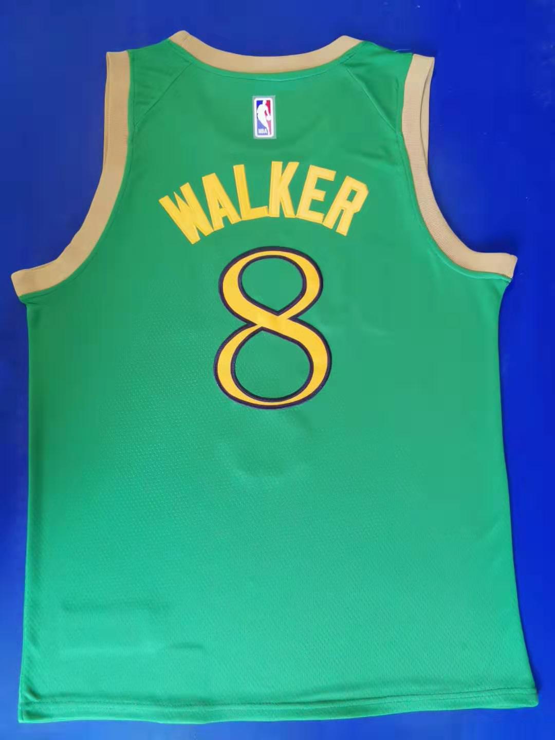 2020 Men Boston Celtics 8 Walker Green City Edition limited Nike NBA Jerseys